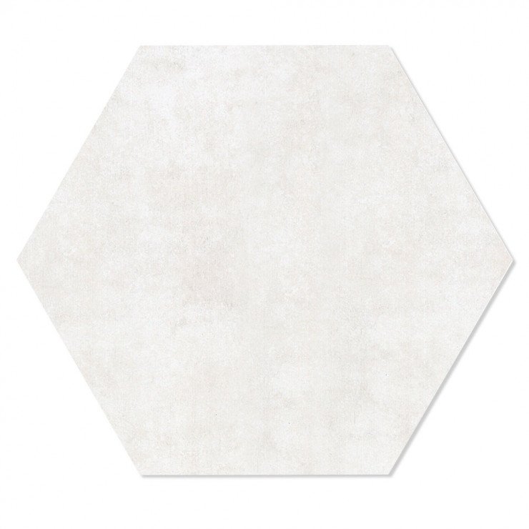 Hexagon Klinker Albareto Vit Matt 26x29 cm-0